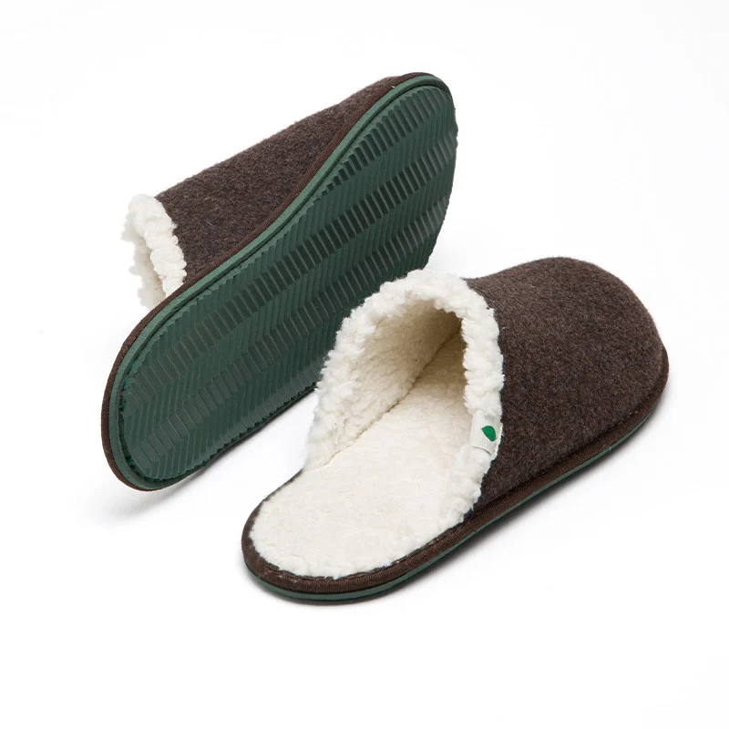 Vegan home slipper brown SUS003 - Image 5