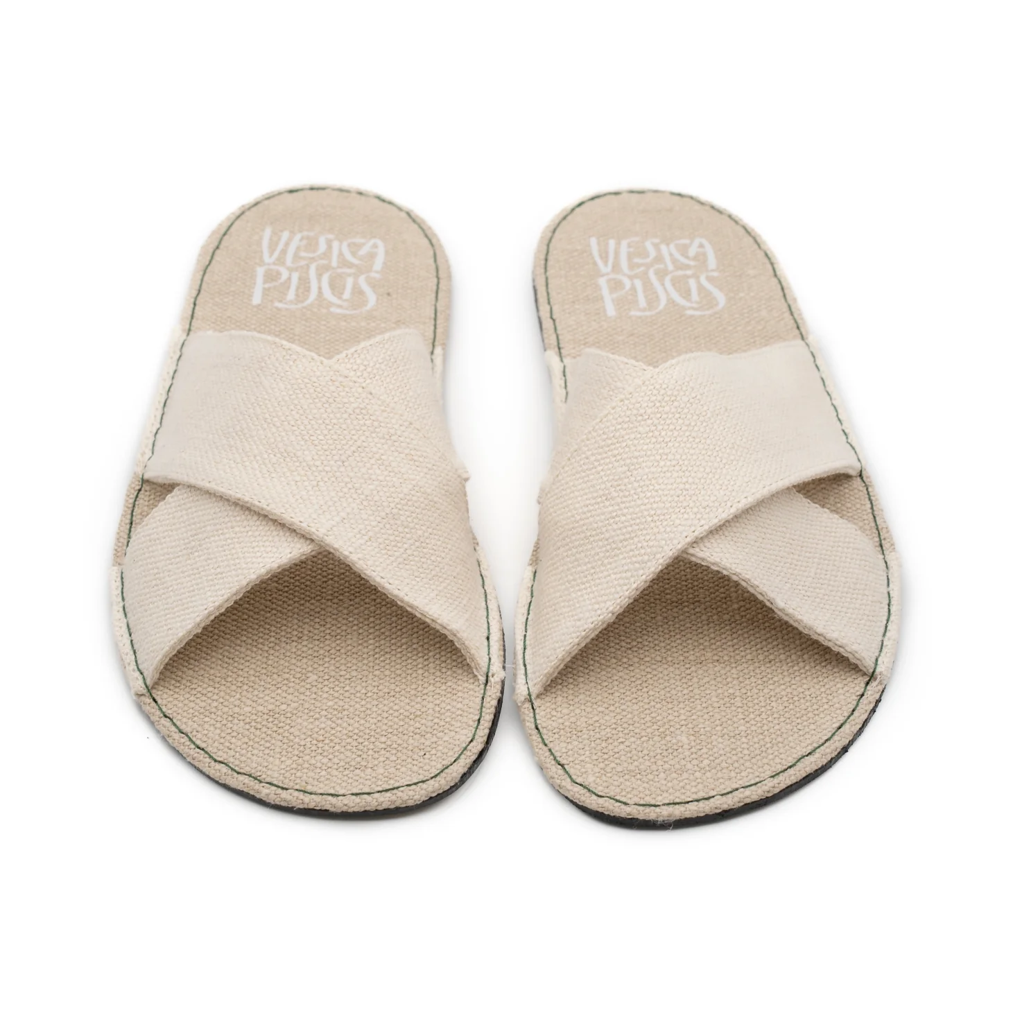 Vegan barefoot sandal organic off-white hemp PARf013 - Image 3