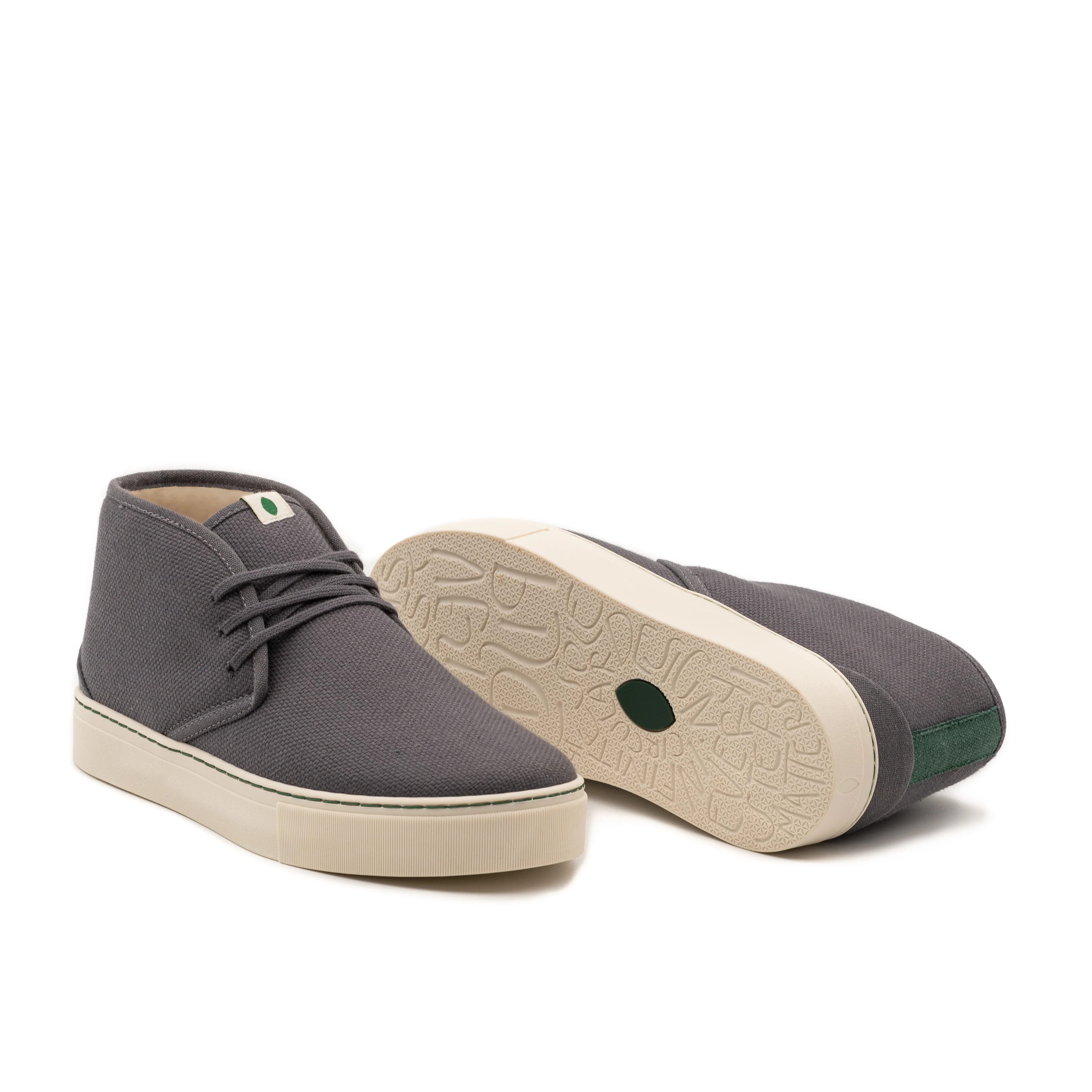 Vegan bootie gray PYT017 - Image 2