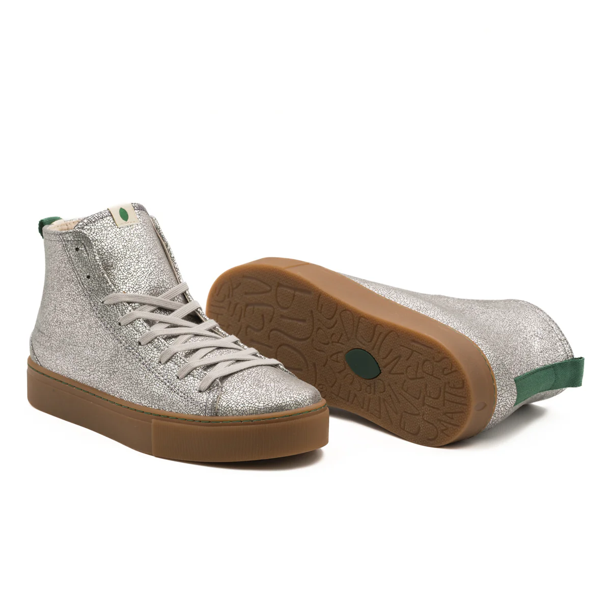Vegan bootie silver-c LOU006 - Image 2