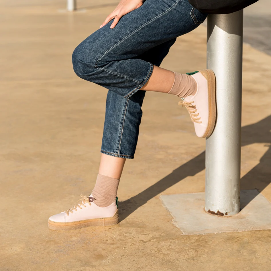 Vegan sneaker Pink INE002 - Image 2