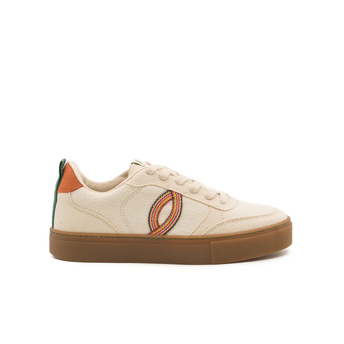 Vegan sneaker linen off white / shanti SON041