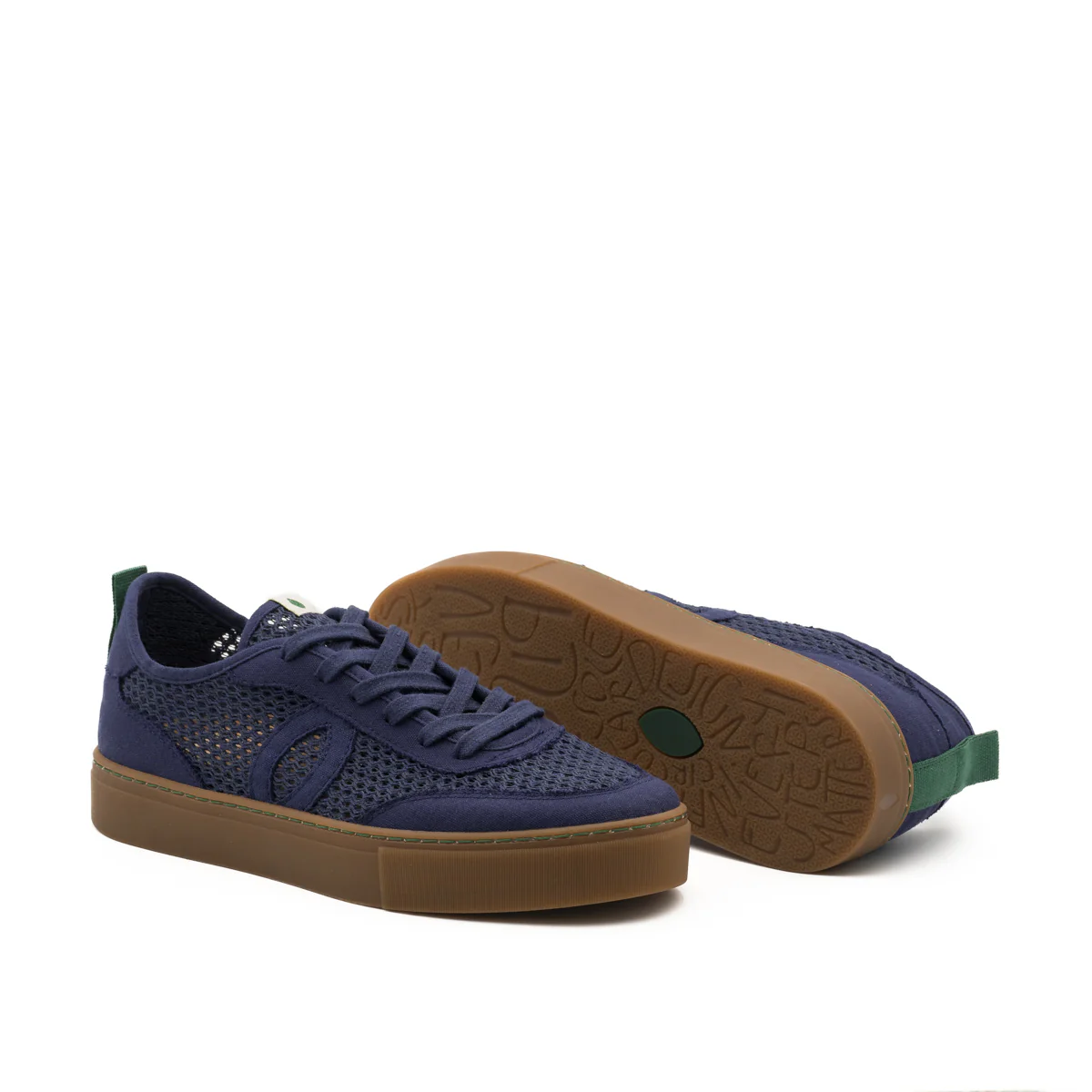 Vegan sneaker mesh marine BRI003 - Image 2