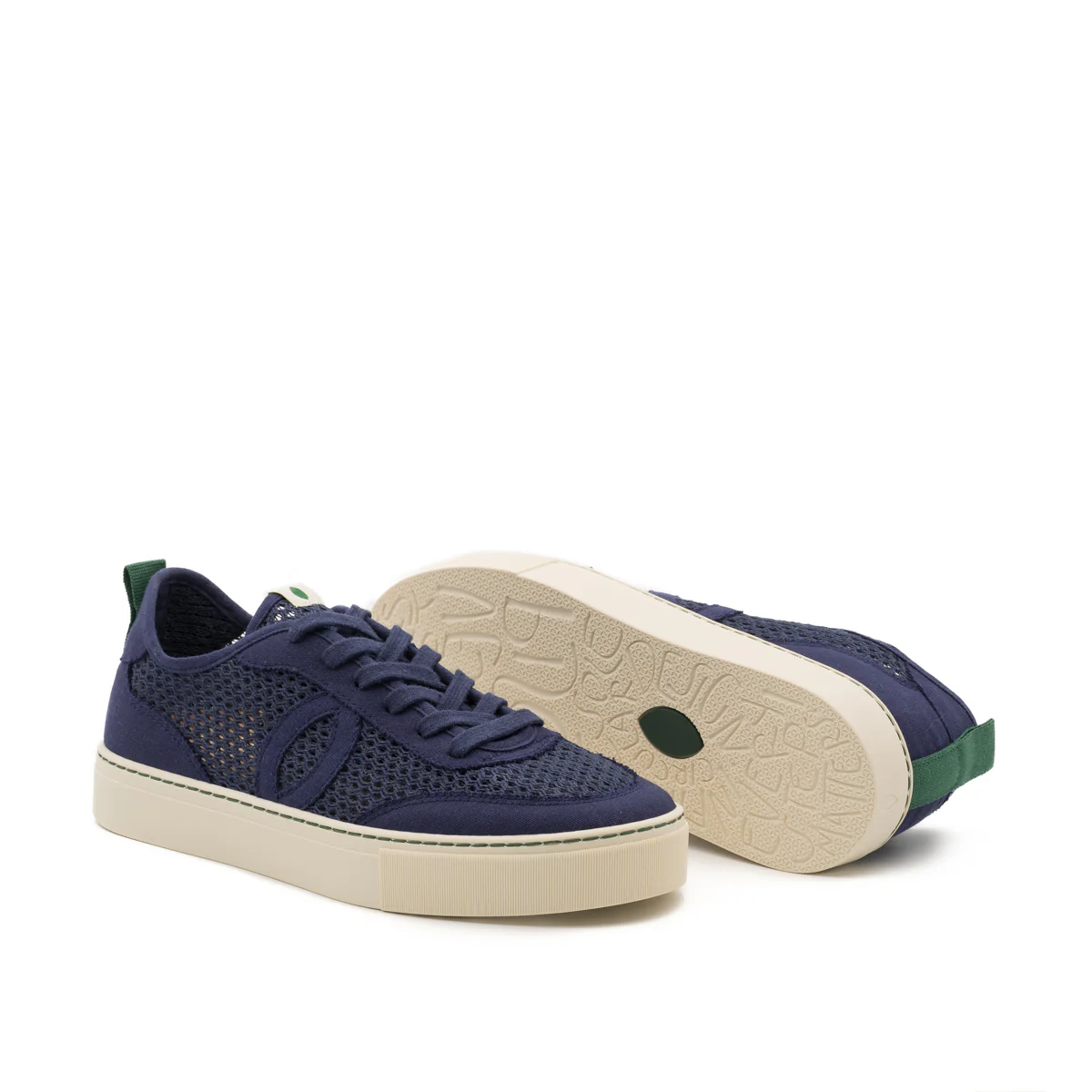 Vegan sneaker mesh marine BRI004 - Image 2
