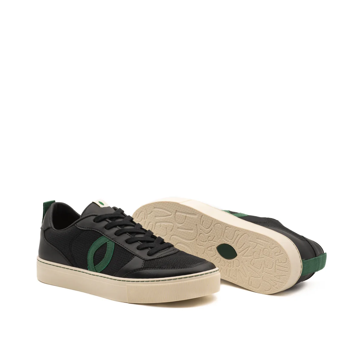 Vegan sneaker Bio-Veg +mesh Black SON032 - Image 3